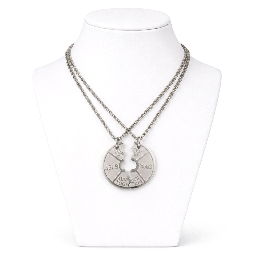 COLLARES EN ACERO PARA PAREJAS