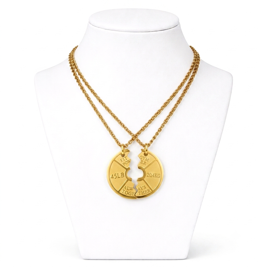 COLLARES EN ACERO PARA PAREJAS