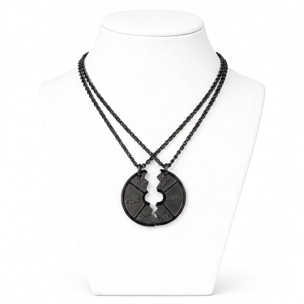 COLLARES EN ACERO PARA PAREJAS