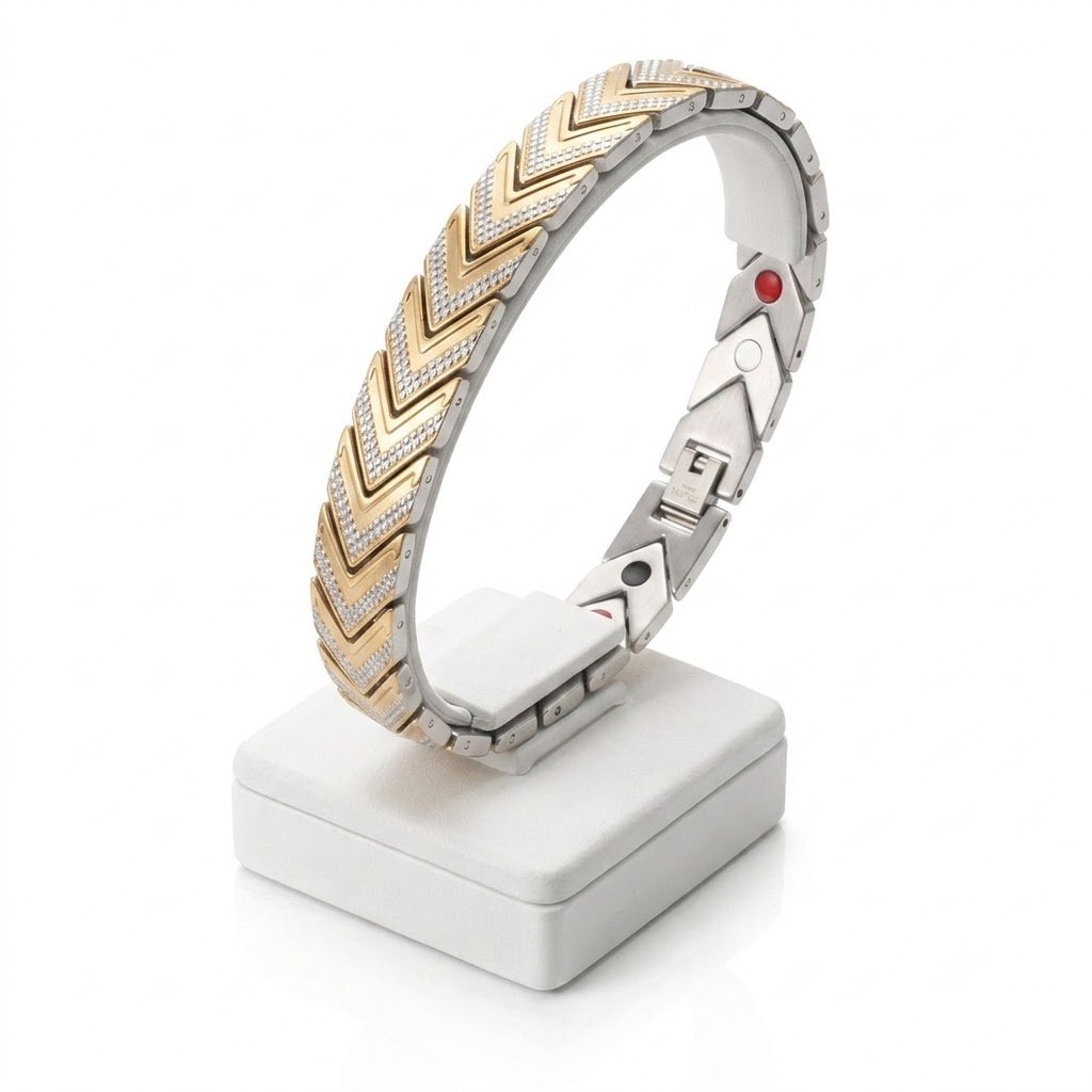 PULSERA MAGNETICA EN ACERO INOXIDABLE