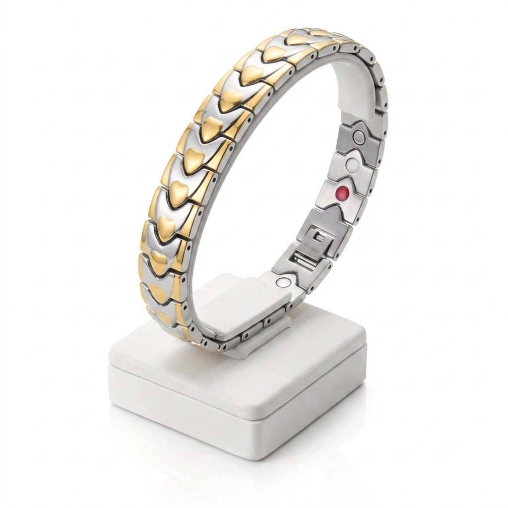 PULSERA MAGNETICA EN ACERO INOXIDABLE