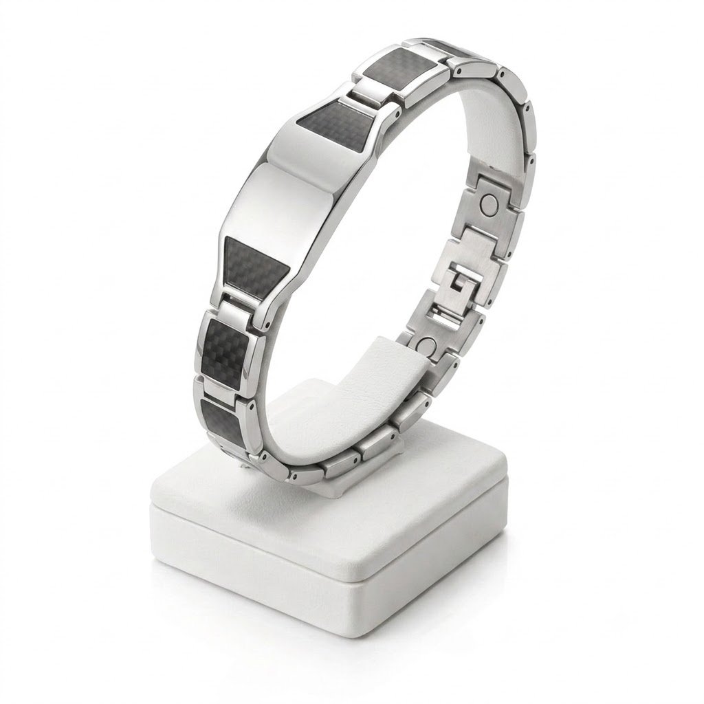 PULSERA MAGNETICA EN ACERO INOXIDABLE