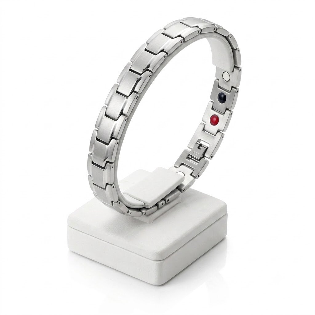PULSERA MAGNETICA EN ACERO INOXIDABLE