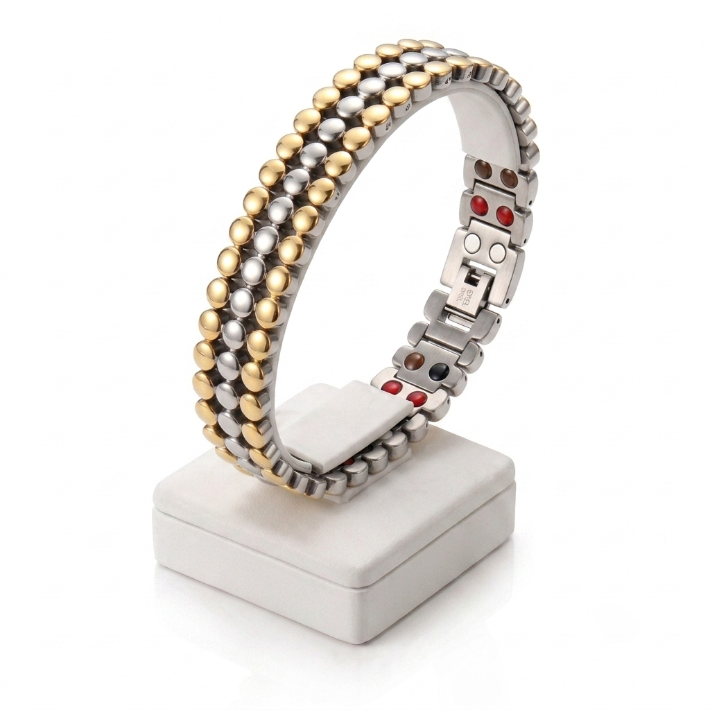 PULSERA MAGNETICA EN ACERO INOXIDABLE