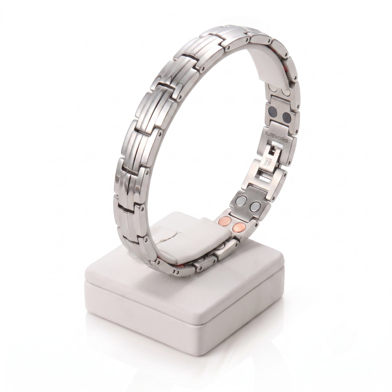 PULSERA MAGNETICA EN ACERO TITANIO