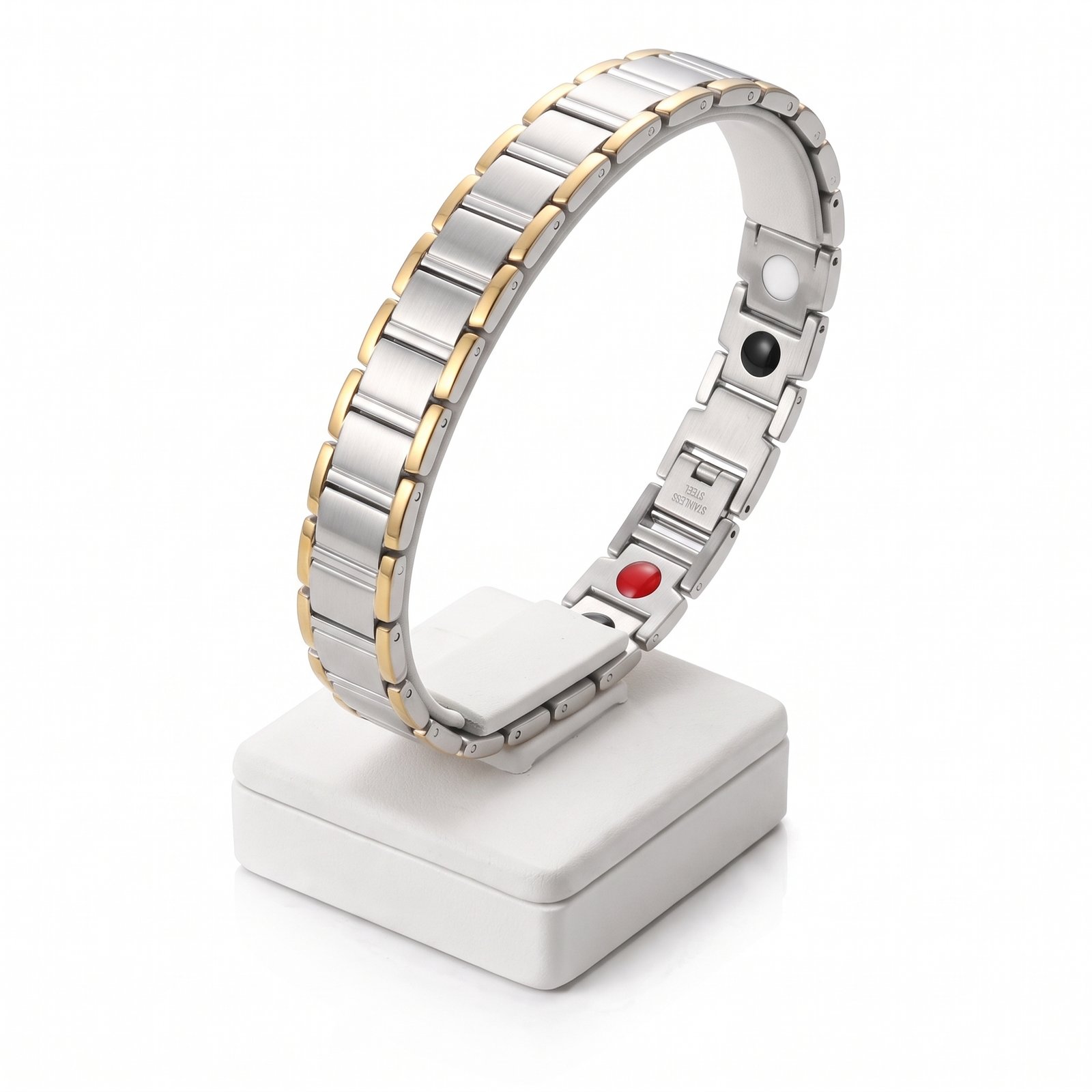 PULSERA MAGNETICA EN ACERO INOXIDABLE