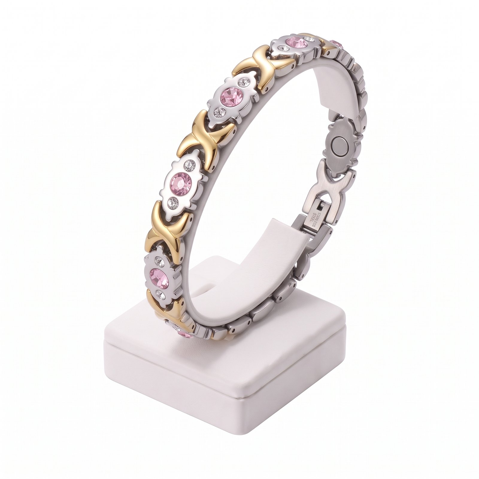PULSERA MAGNETICA EN ACERO INOXIDABLE