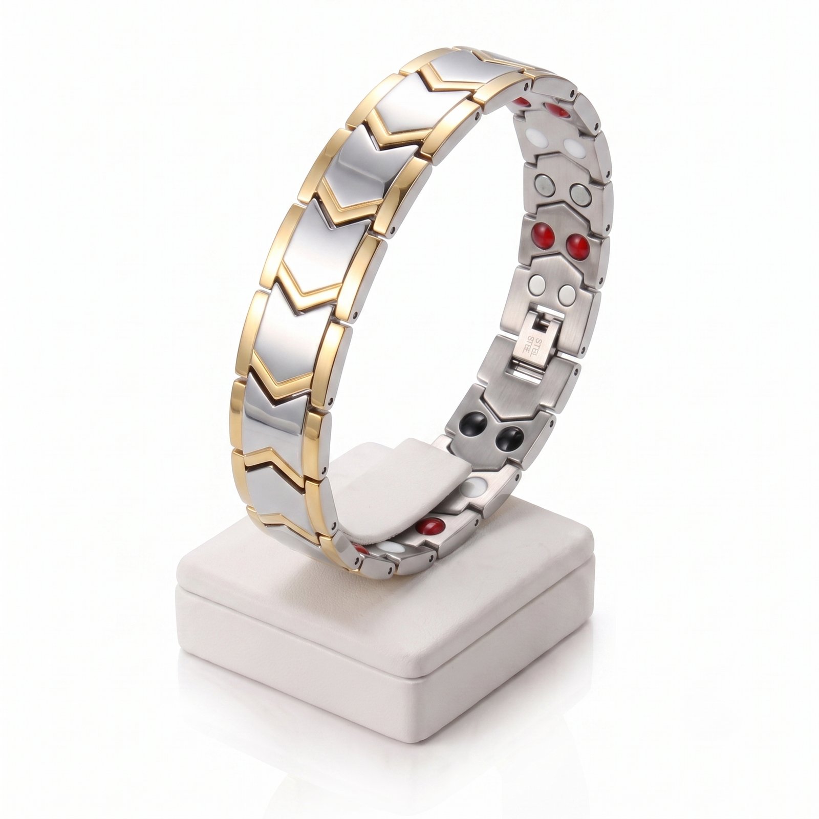 PULSERA MAGNETICA EN ACERO INOXIDABLE