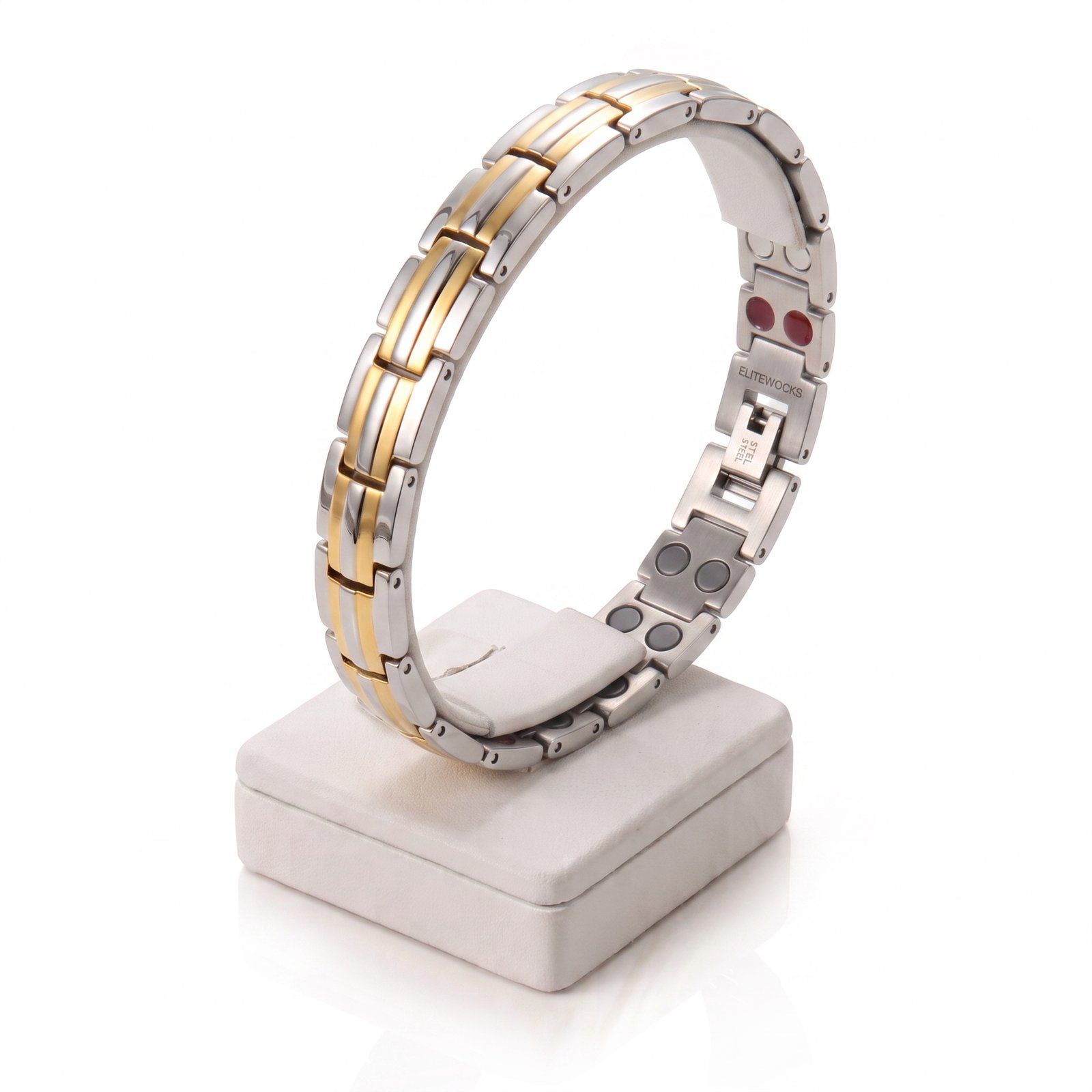 PULSERA MAGNETICA EN ACERO TITANIO
